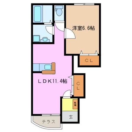 サンルーラルⅡの物件間取画像